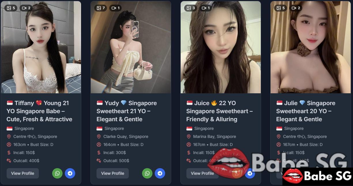 Local Singapore Escorts consists of beautiful girls always ready to serve you